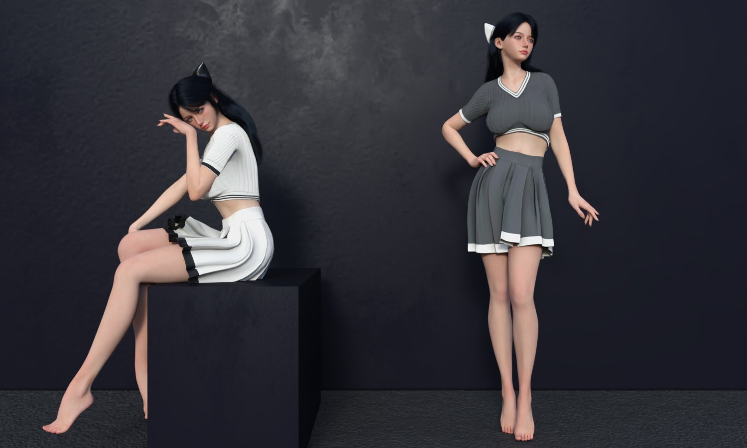 MG-Vneck Daily Look G9 G8F dForce by N/A