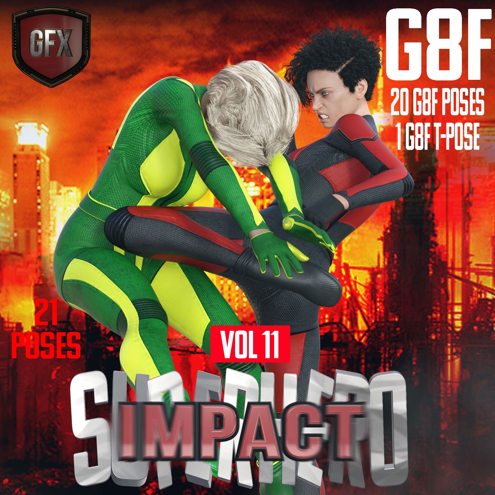 SuperHero Impact for G8F Volume 11 by N/A