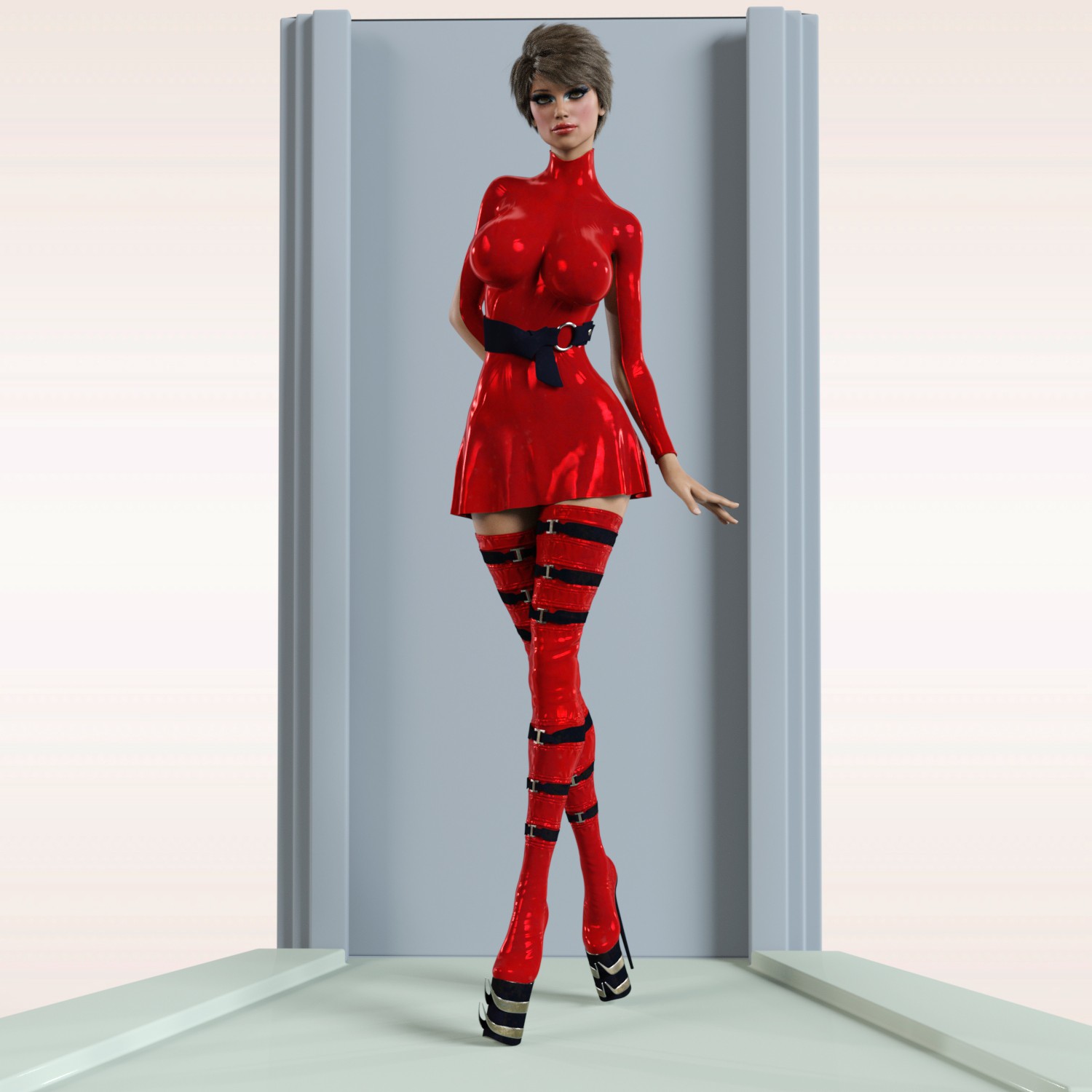 Sexy Rana Suit Dress for Genesis 8 Females by N/A