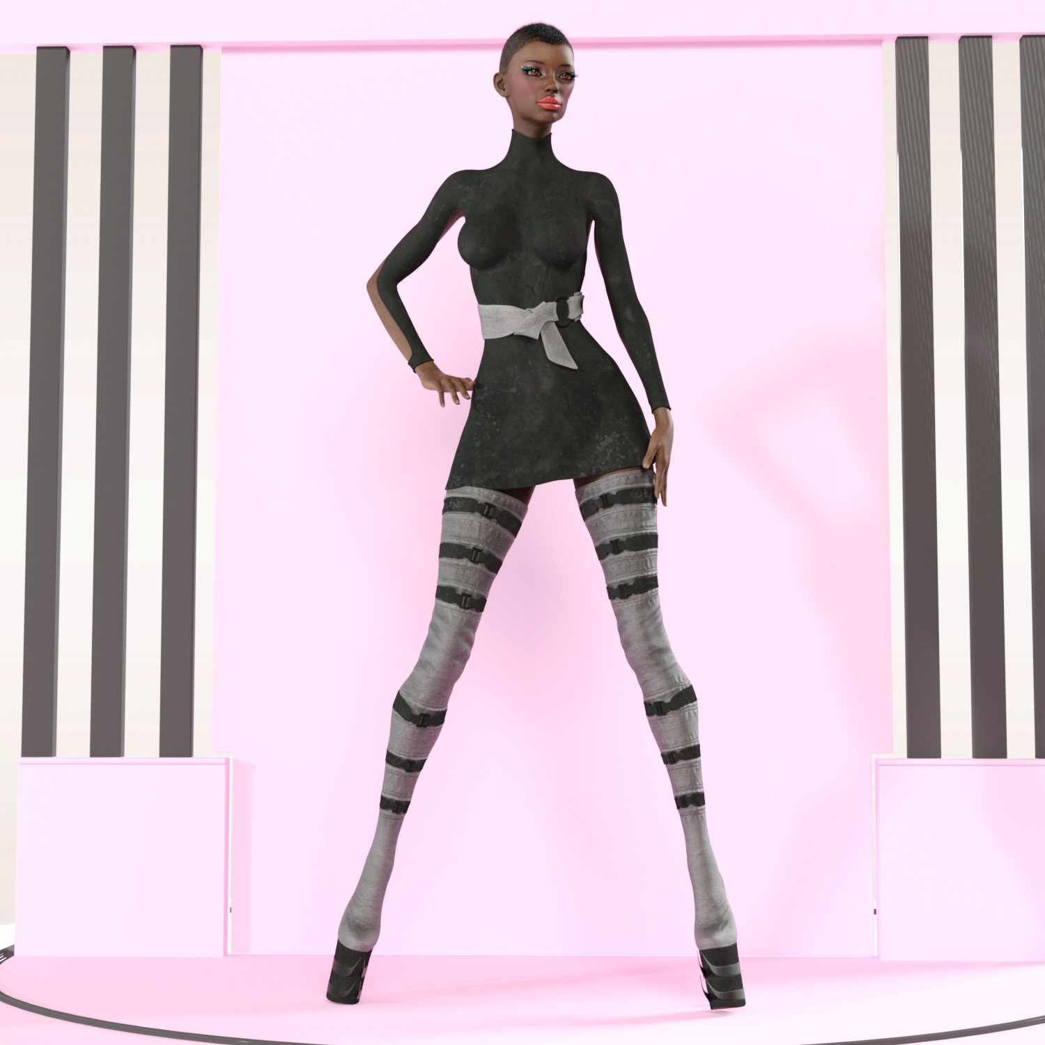Sexy Rana Suit Dress for Genesis 8 Females by N/A