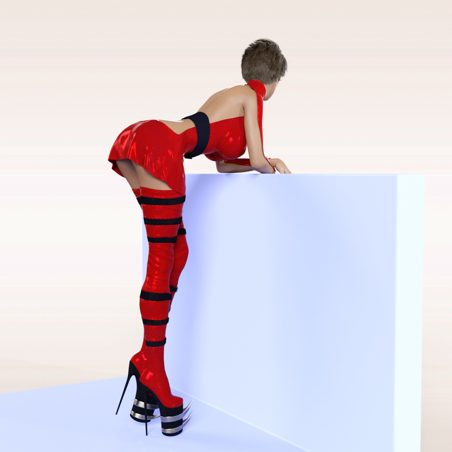 Sexy Rana Suit Dress for Genesis 8 Females by N/A