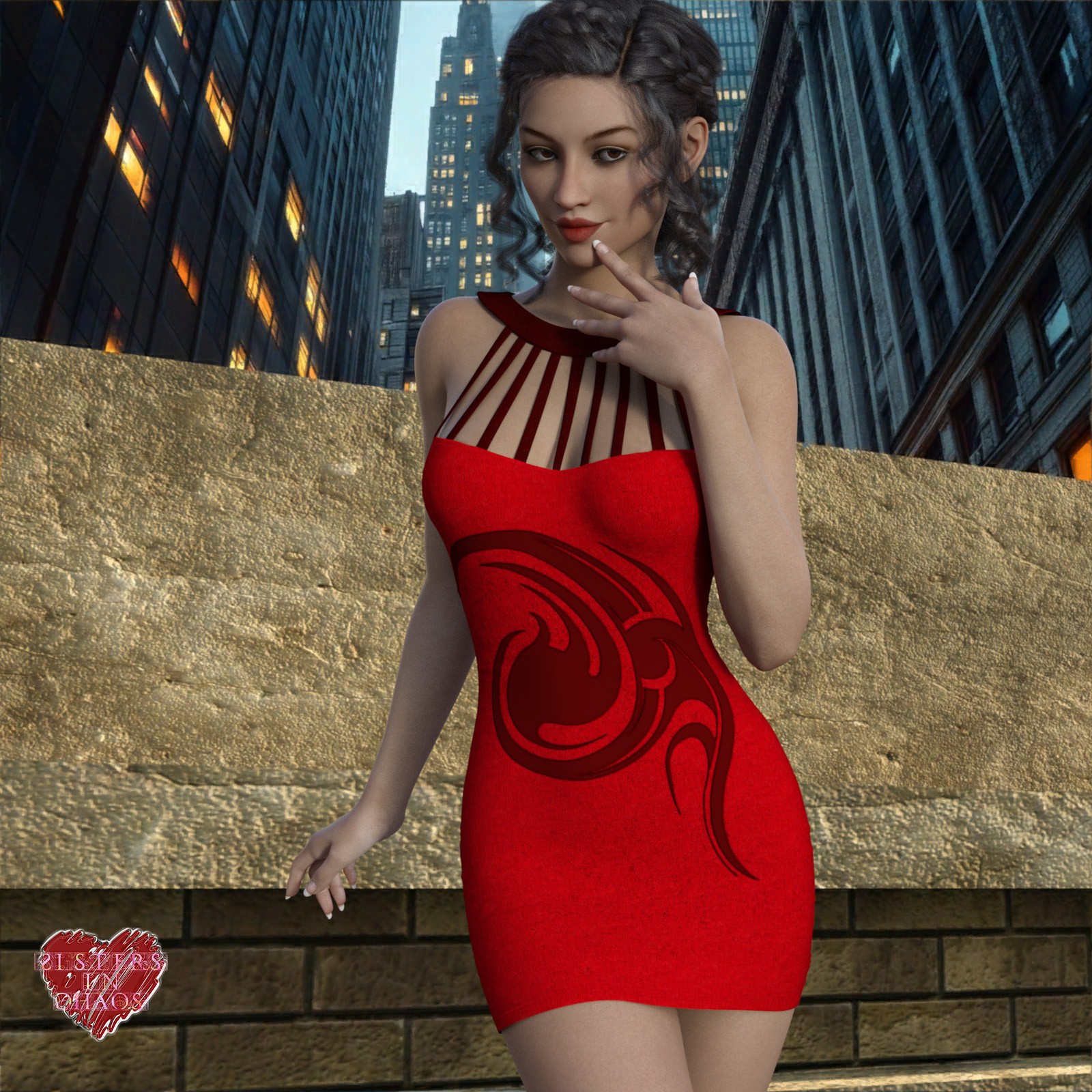 SIC Fantasy Add-On for Isabella Cocktail Dress for G8xF by N/A