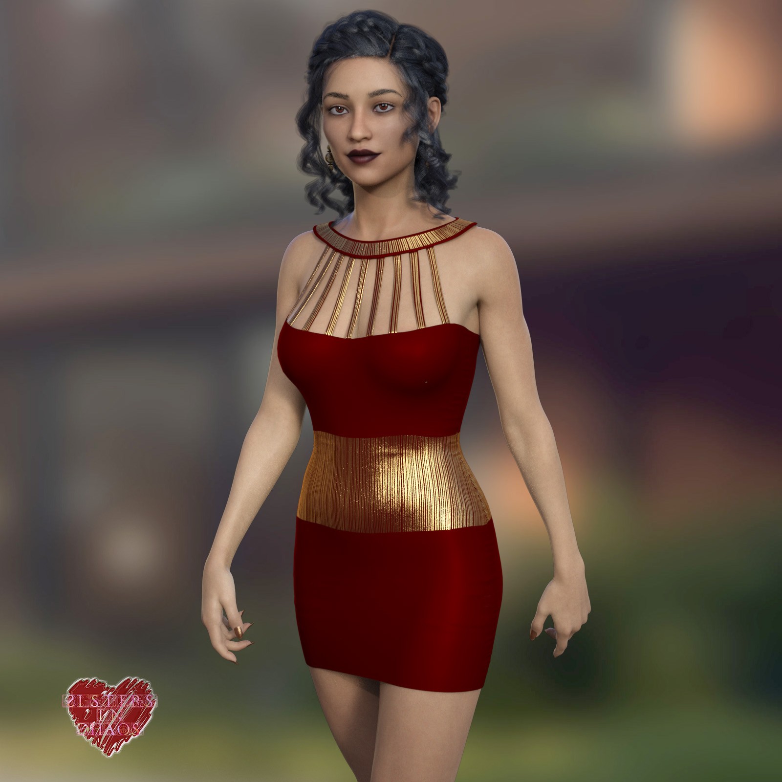 SIC Fantasy Add-On for Isabella Cocktail Dress for G8xF by N/A