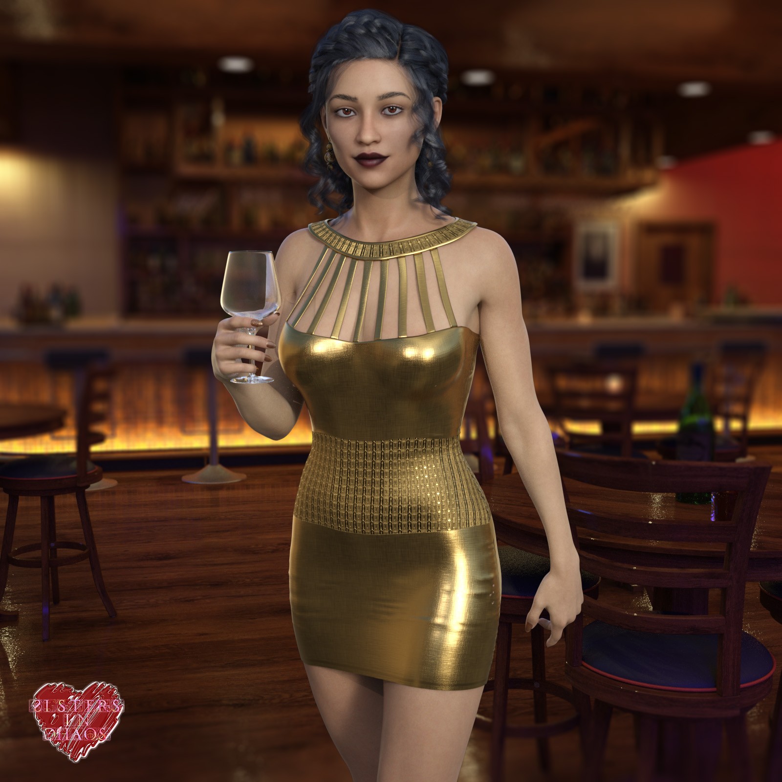 SIC Fantasy Add-On for Isabella Cocktail Dress for G8xF by N/A