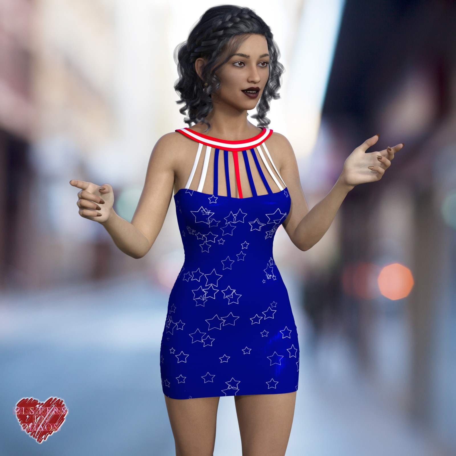 SIC Fantasy Add-On for Isabella Cocktail Dress for G8xF by N/A