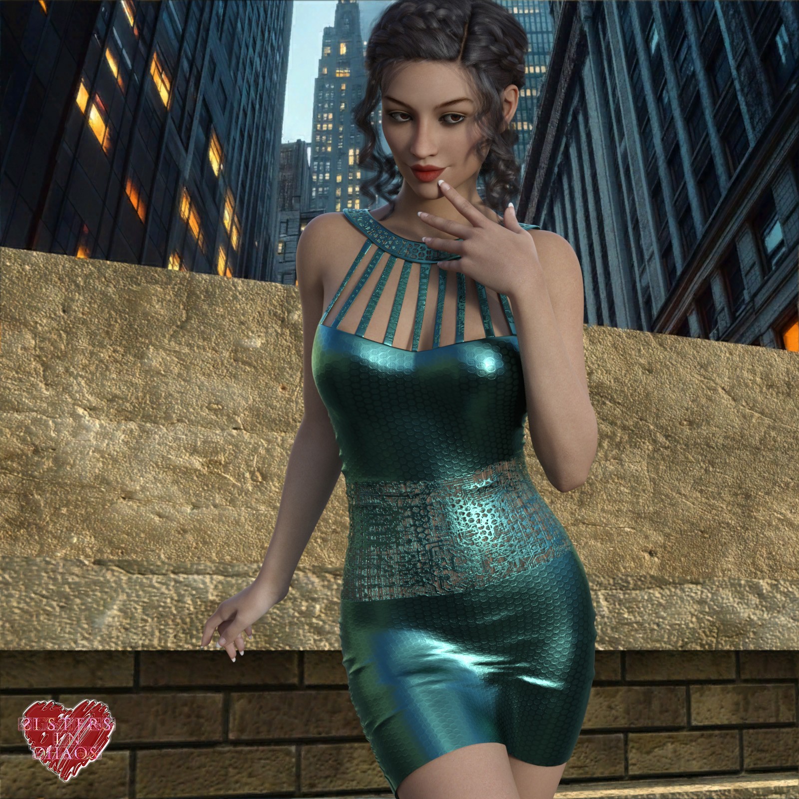 SIC Fantasy Add-On for Isabella Cocktail Dress for G8xF by N/A