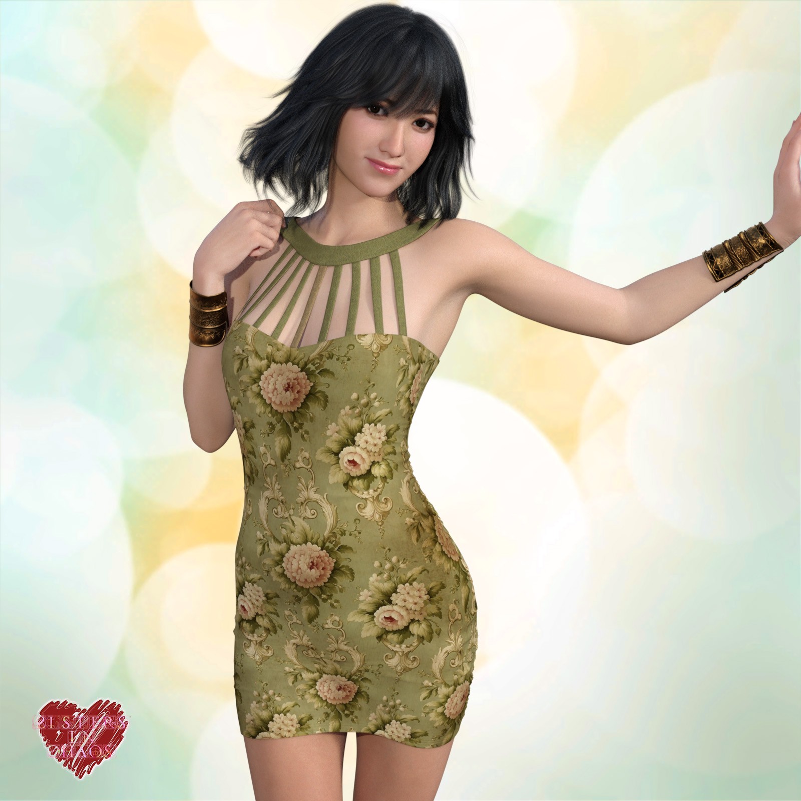 SIC Fantasy Add-On for Isabella Cocktail Dress for G8xF by N/A