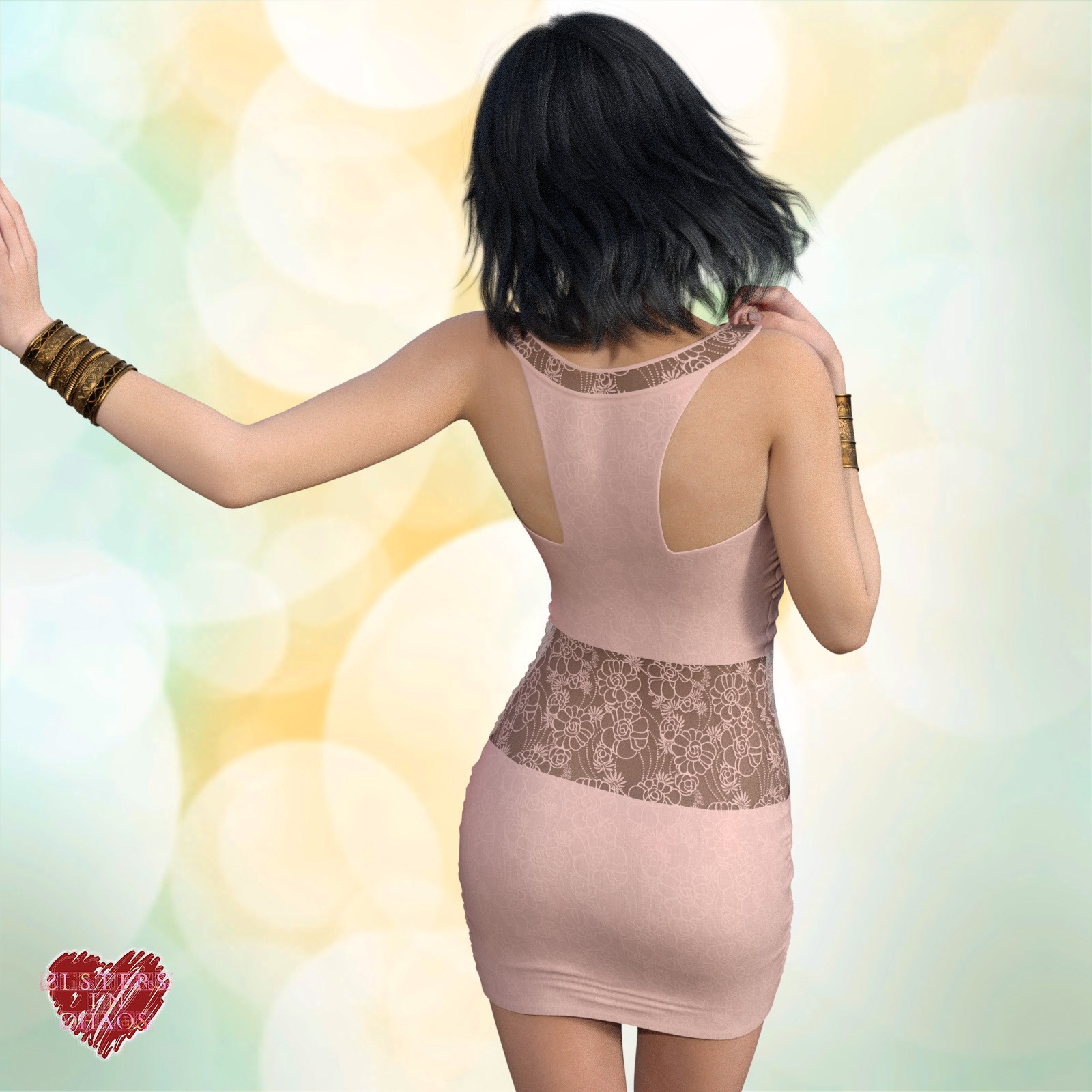 SIC Fantasy Add-On for Isabella Cocktail Dress for G8xF by N/A
