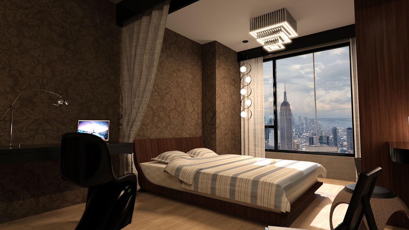 Clacy's Elegant Bedroom by N/A