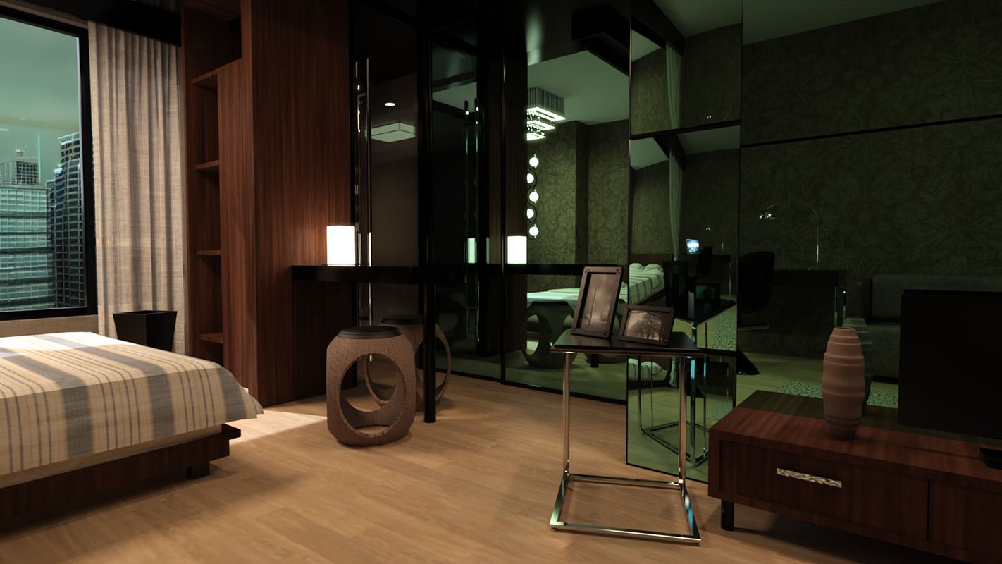 Clacy's Elegant Bedroom by N/A