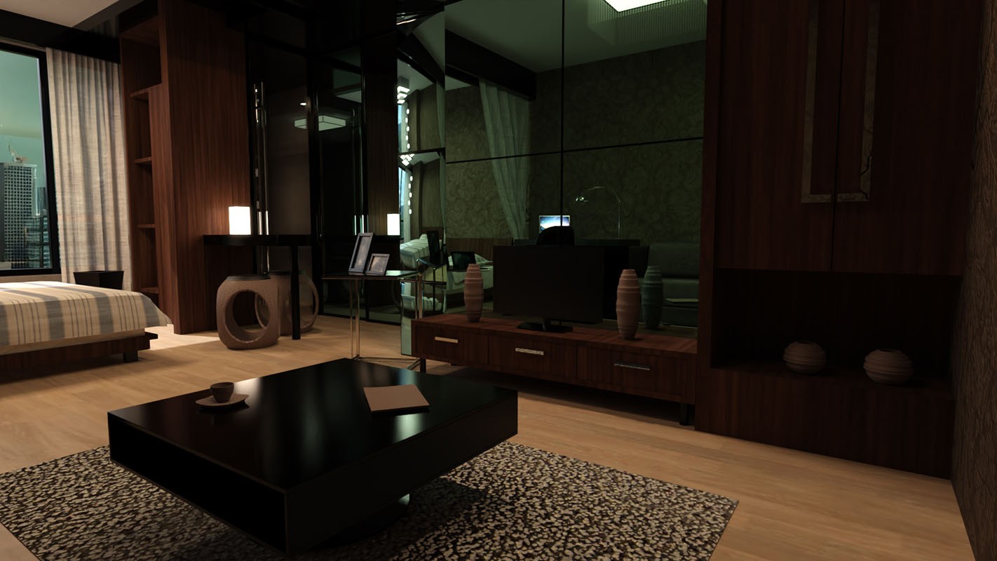 Clacy's Elegant Bedroom by N/A