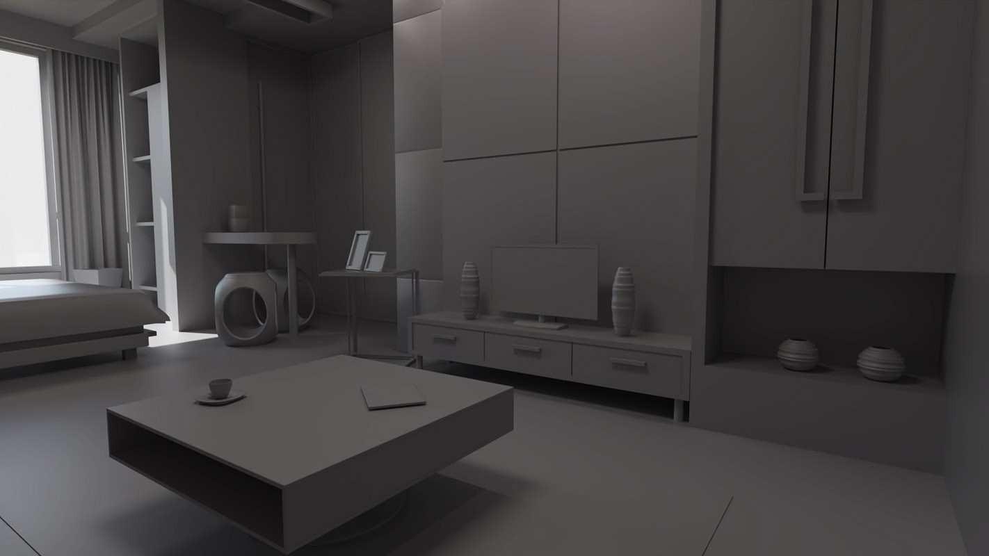 Clacy's Elegant Bedroom by N/A