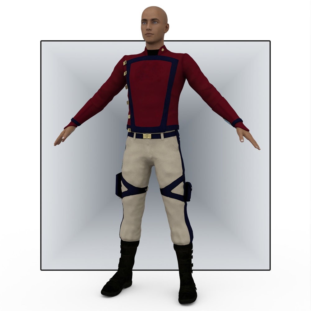SC High Guard Uniform for G8.1M for DAZ Studio by N/A