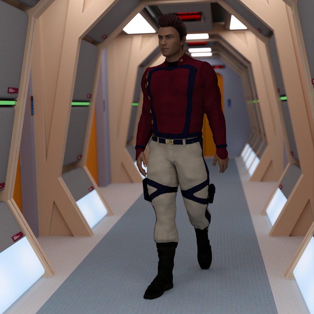SC High Guard Uniform for G8.1M for DAZ Studio by N/A