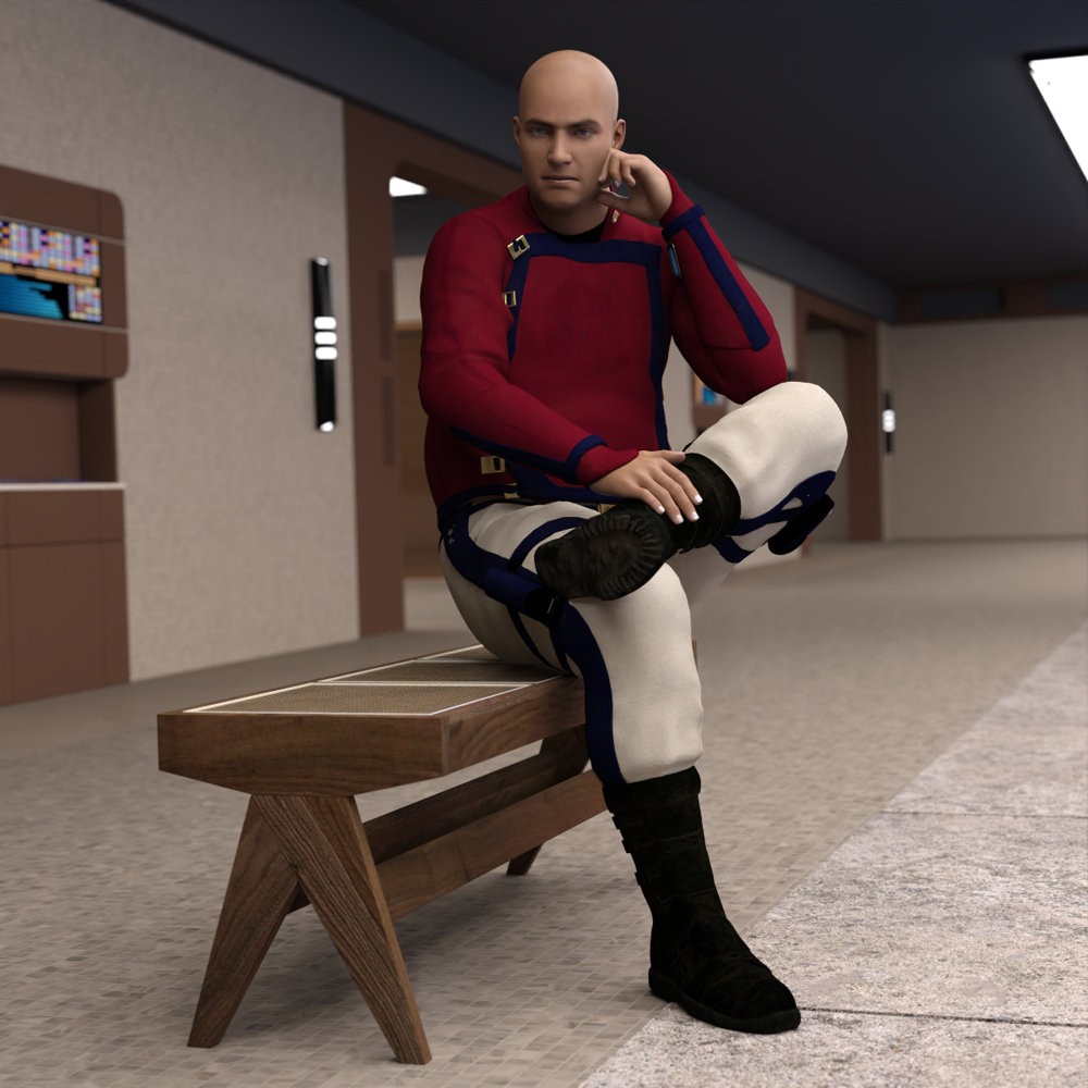 SC High Guard Uniform for G8.1M for DAZ Studio by N/A
