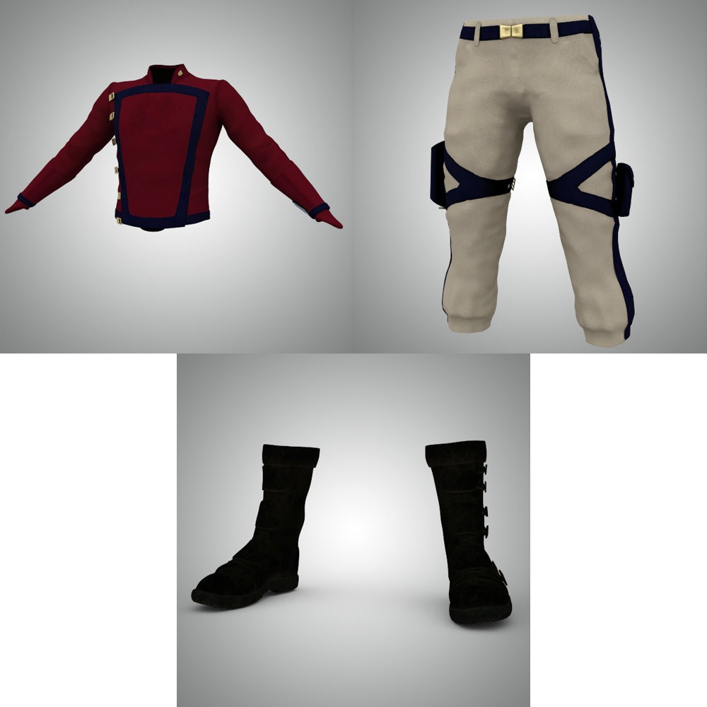 SC High Guard Uniform for G8.1M for DAZ Studio by N/A