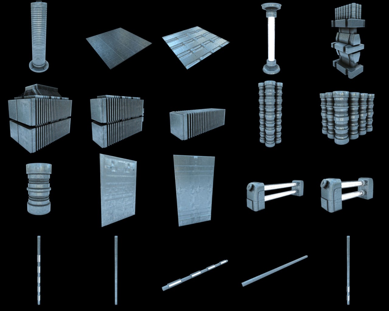 Modular 3D Kits: Reactor Room by N/A