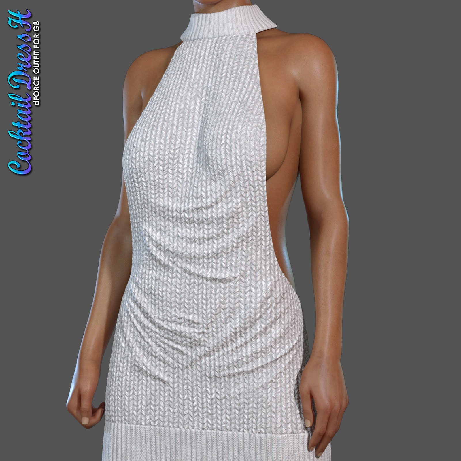 Exnem dForce Cocktail Dress H for Genesis 8 Female by N/A