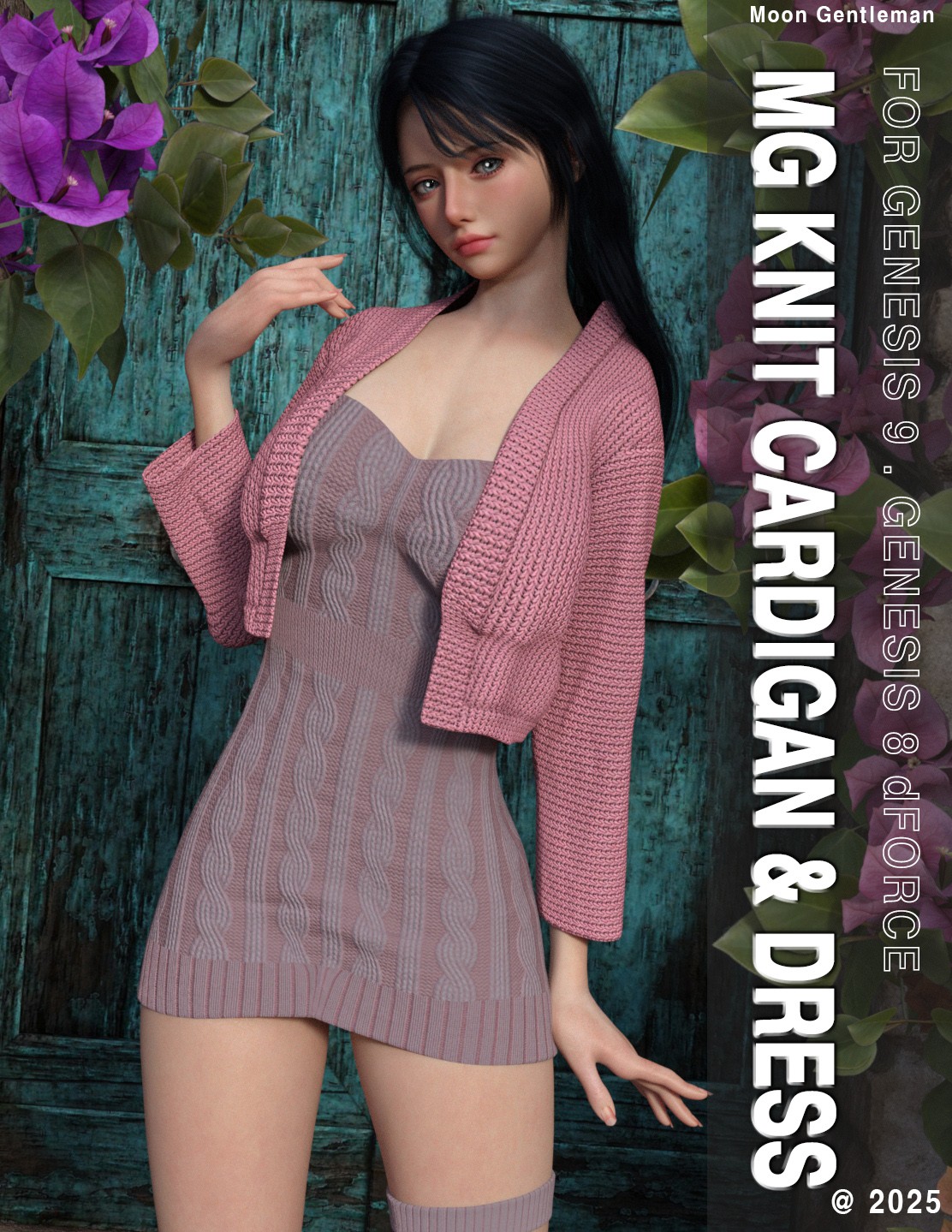MG-Knit Cardigan & Dress G9 G8F dForce by N/A