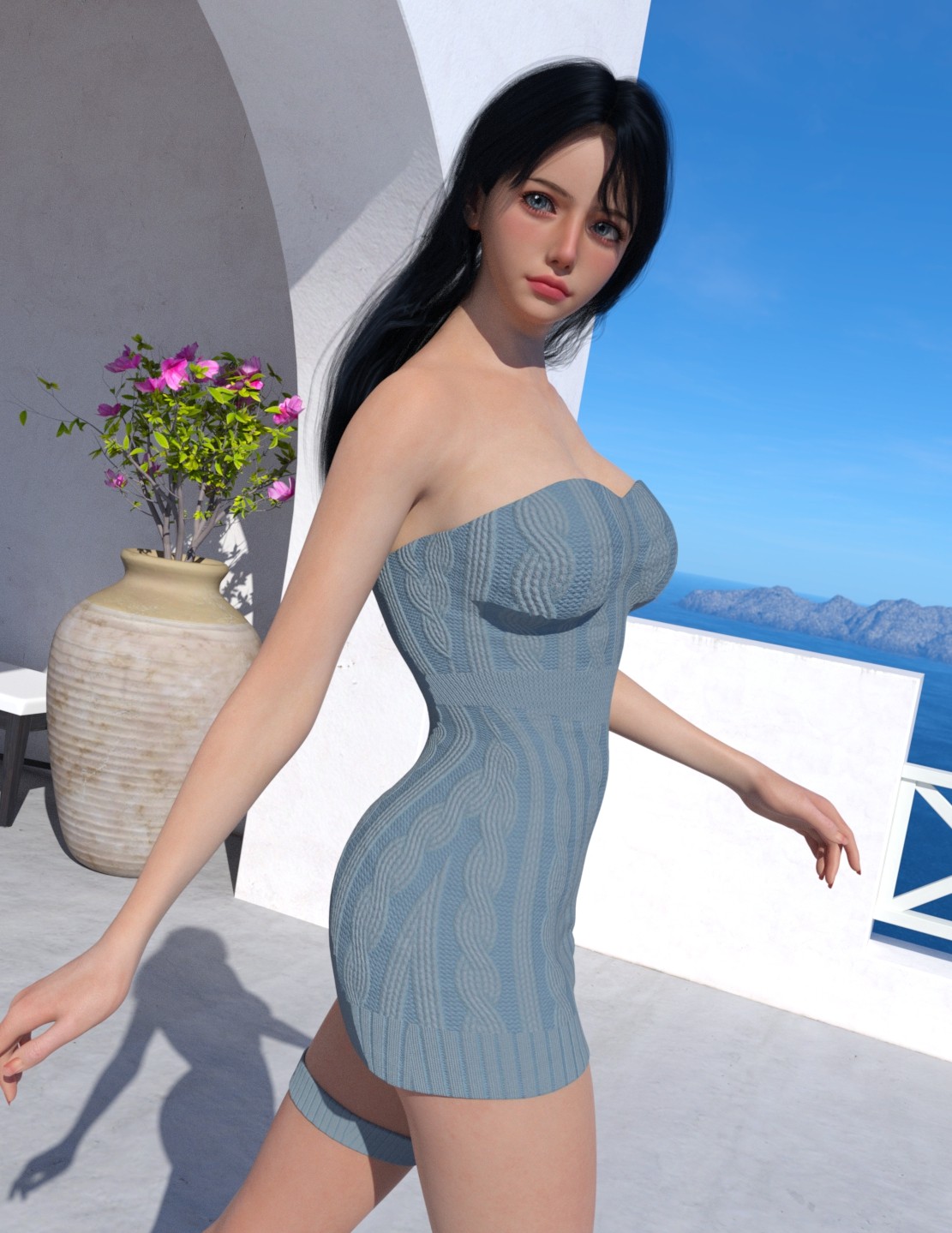 MG-Knit Cardigan & Dress G9 G8F dForce by N/A