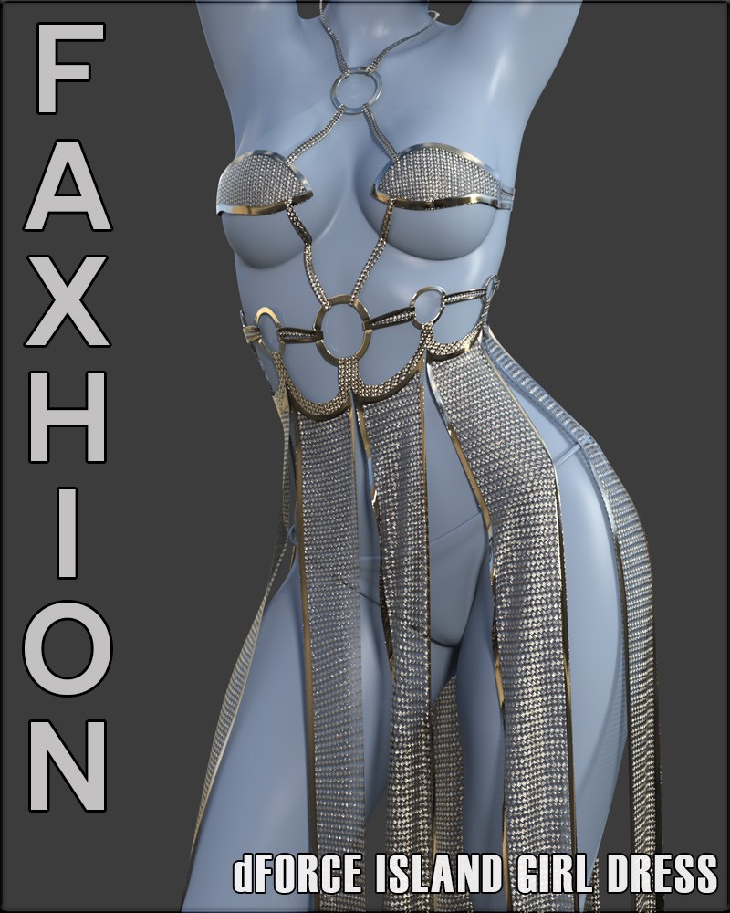 Faxhion - Island Girl Dress by N/A