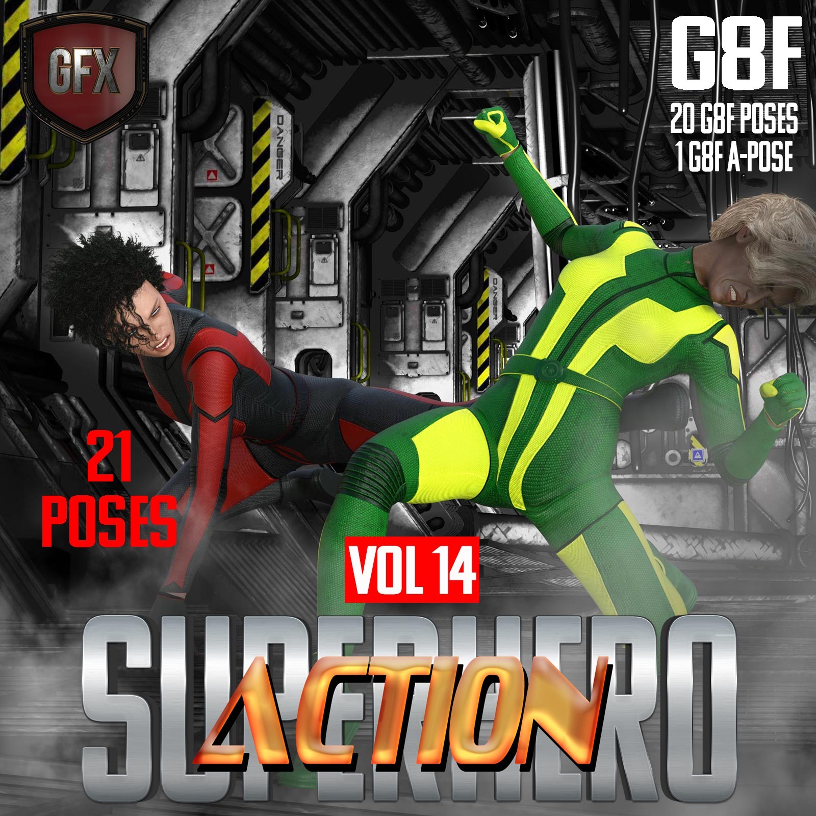 SuperHero Action for G8F Volume 14 by N/A