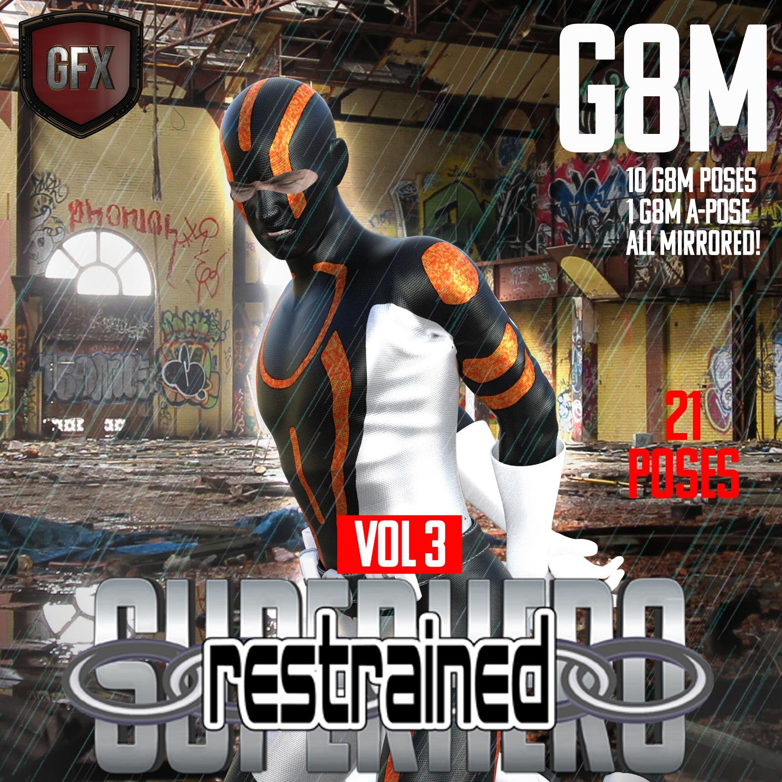 SuperHero Restrained for G8M Volume 3 by N/A
