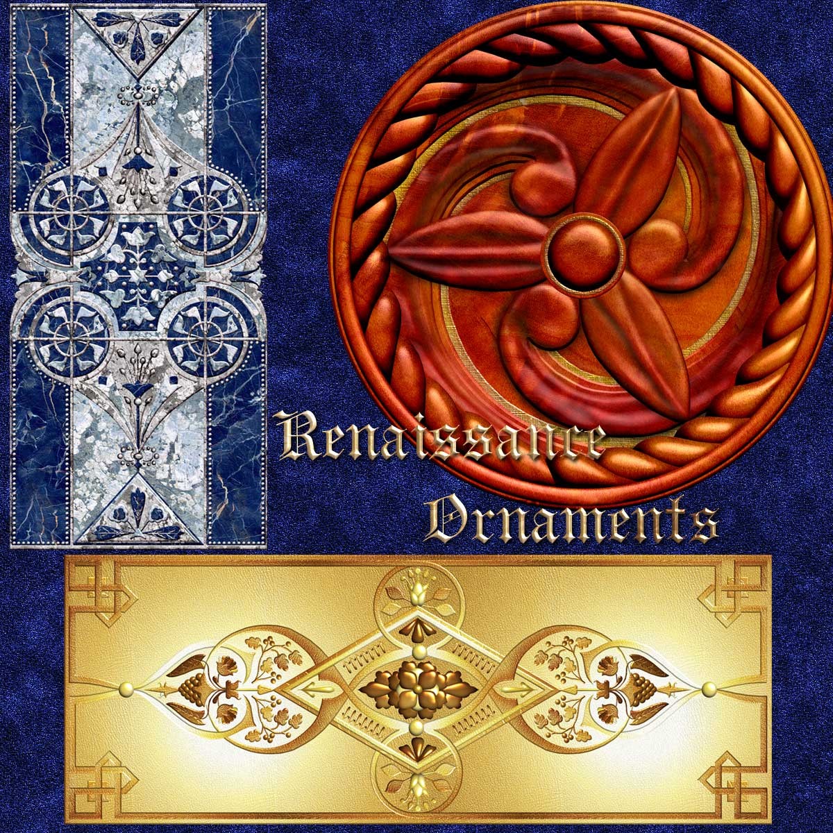 Harvest Moons Renaissance Ornaments by N/A