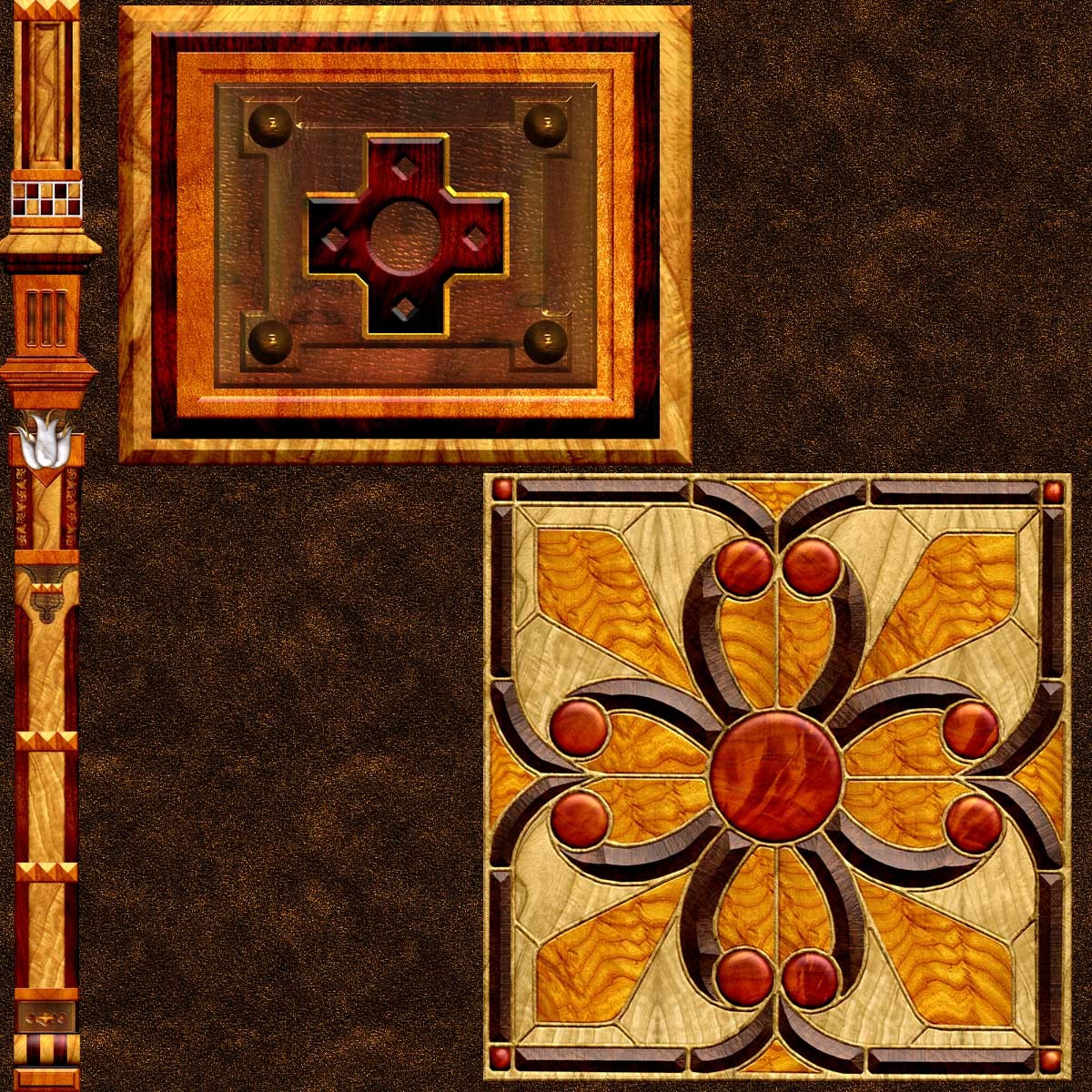 Harvest Moons Renaissance Ornaments by N/A