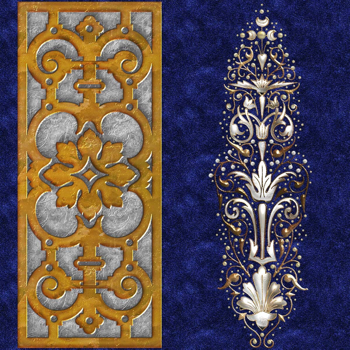 Harvest Moons Renaissance Ornaments by N/A