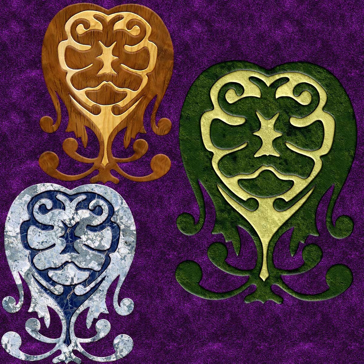 Harvest Moons Renaissance Ornaments by N/A
