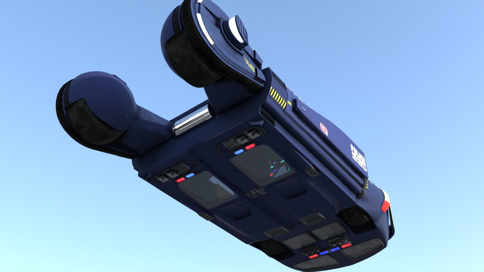 4th Sector Series Police Spinner for Daz Studio by N/A