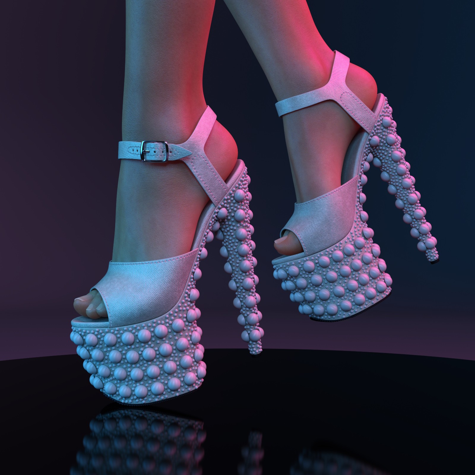 DTT Enchantress Platform Heels for G8F and G9 by N/A