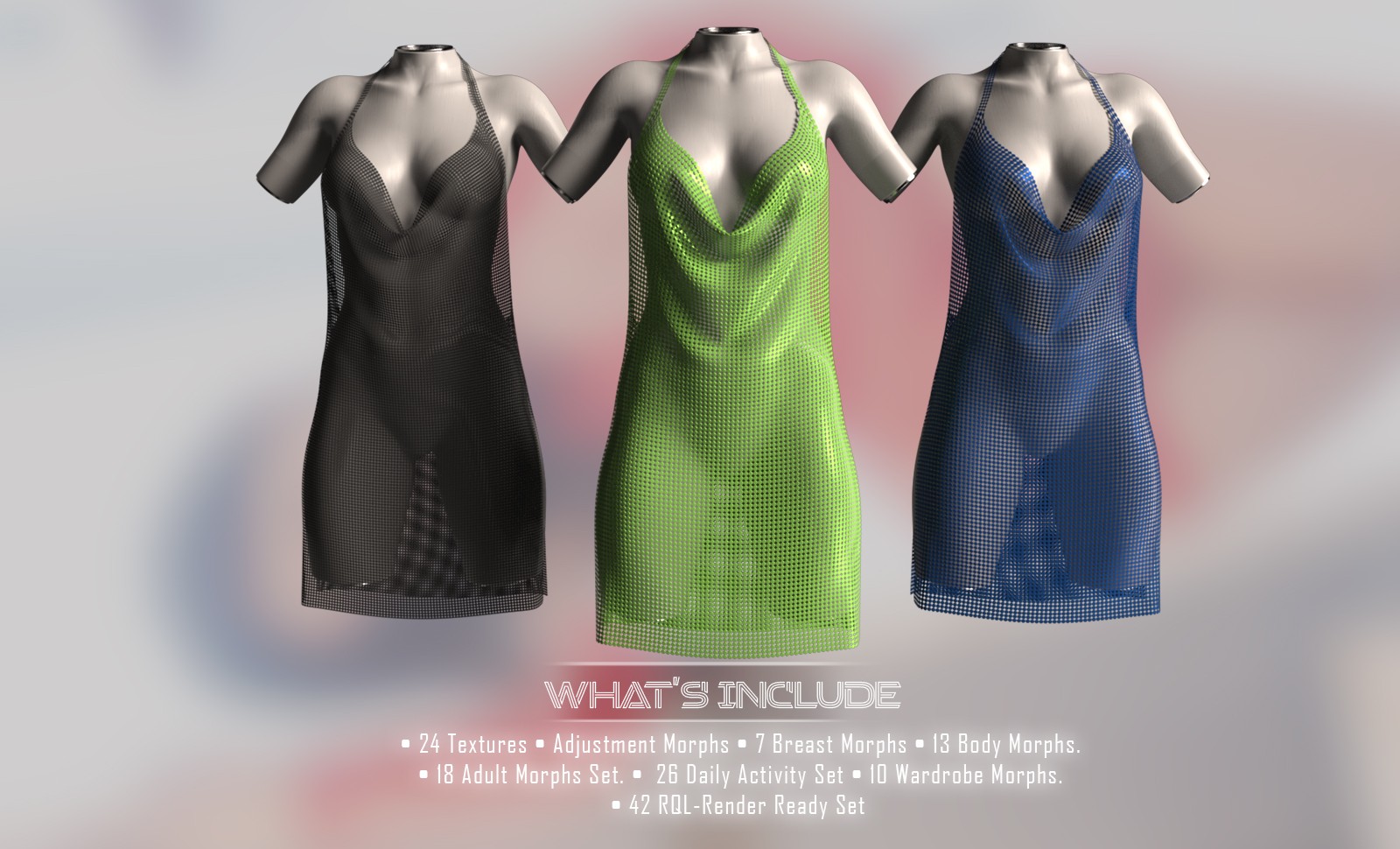 RQL-dForce GlitterChain Club Dress G8F & G8.1F by N/A