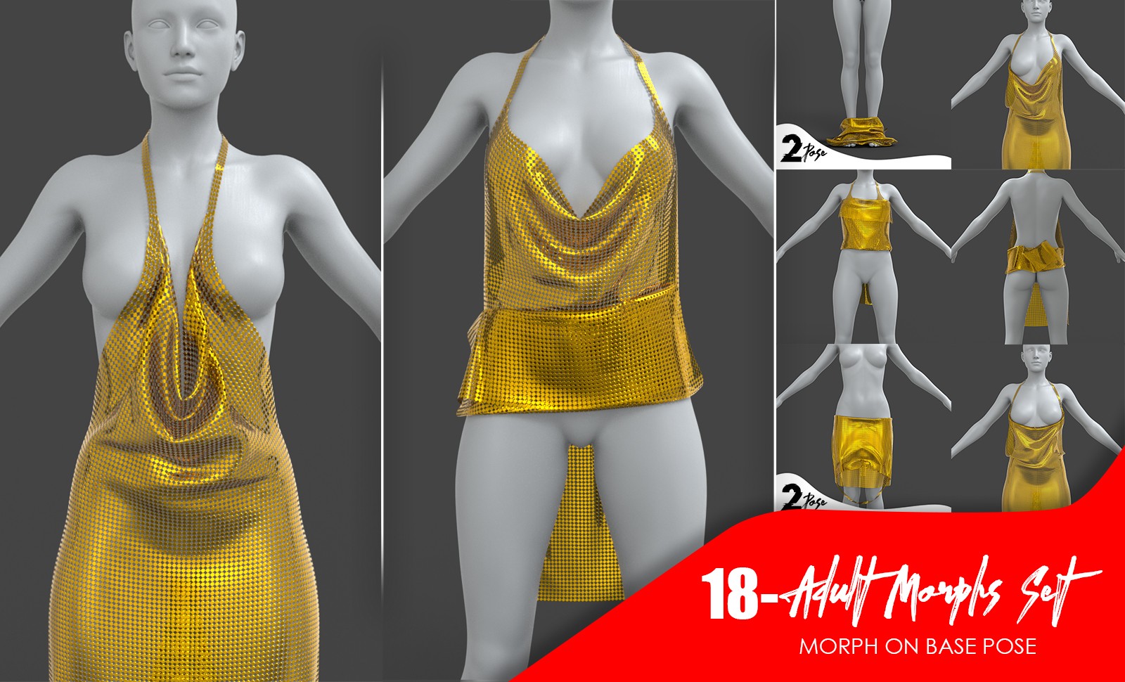 RQL-dForce GlitterChain Club Dress G8F & G8.1F by N/A