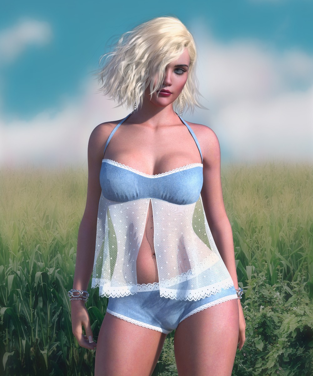 Lizzy Shorts Set for G8/8.1 Females by N/A