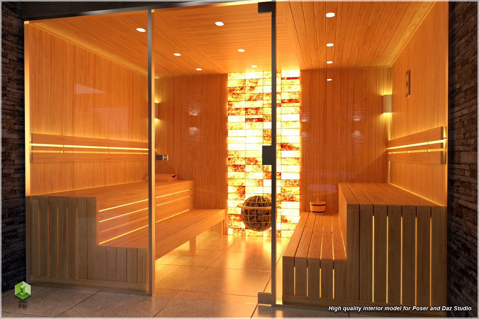 STZ Modern sauna by N/A
