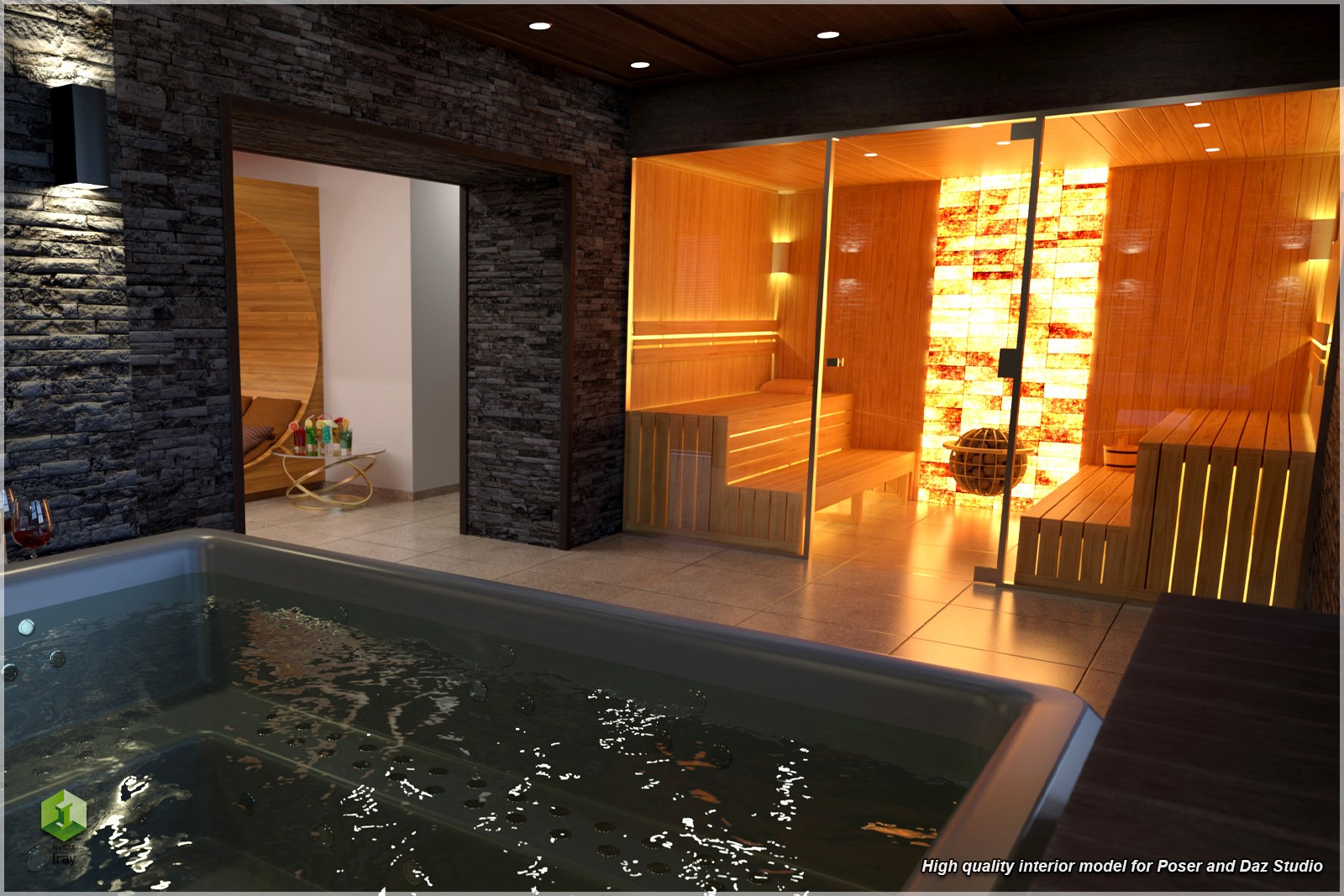 STZ Modern sauna by N/A