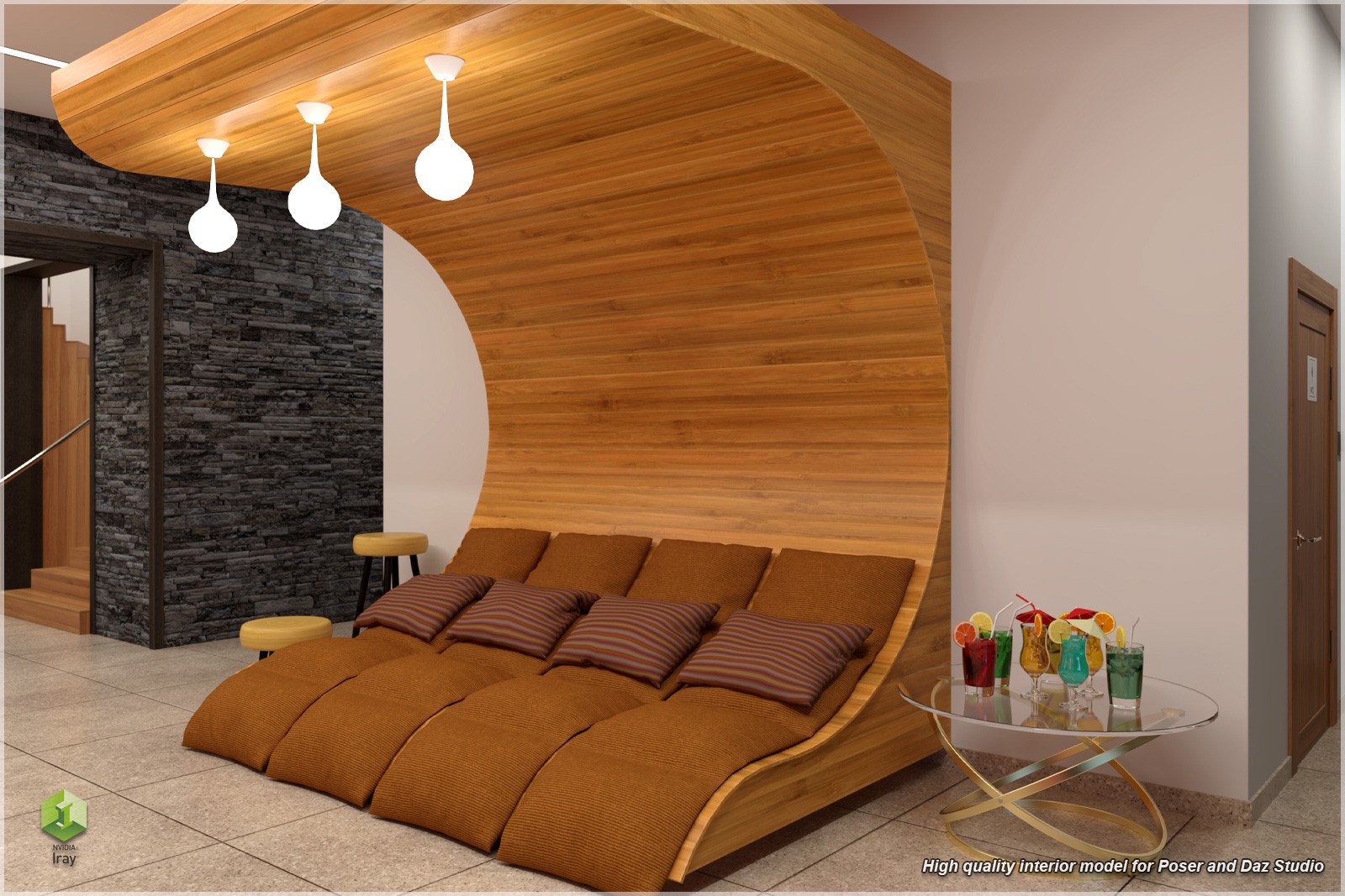 STZ Modern sauna by N/A