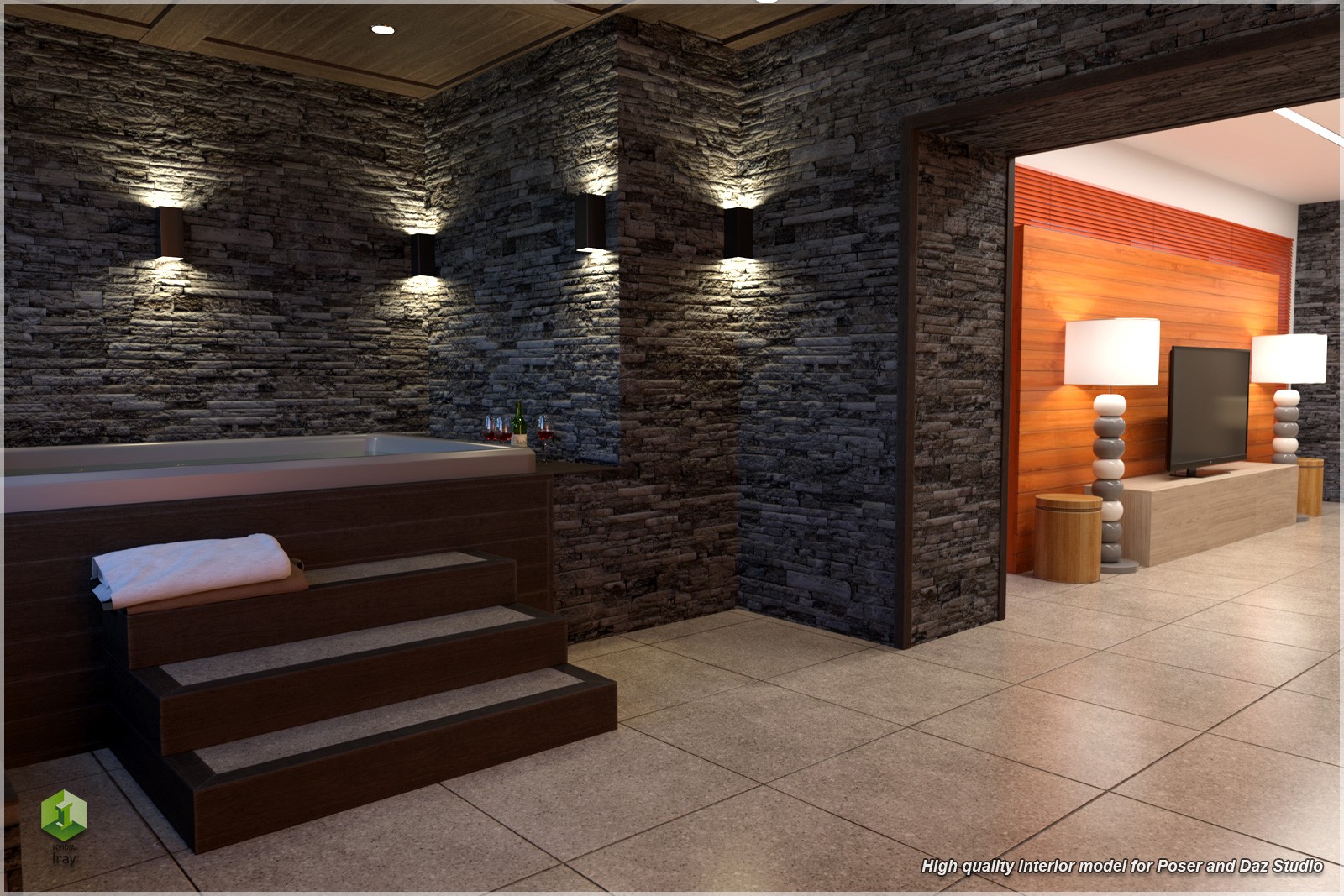 STZ Modern sauna by N/A