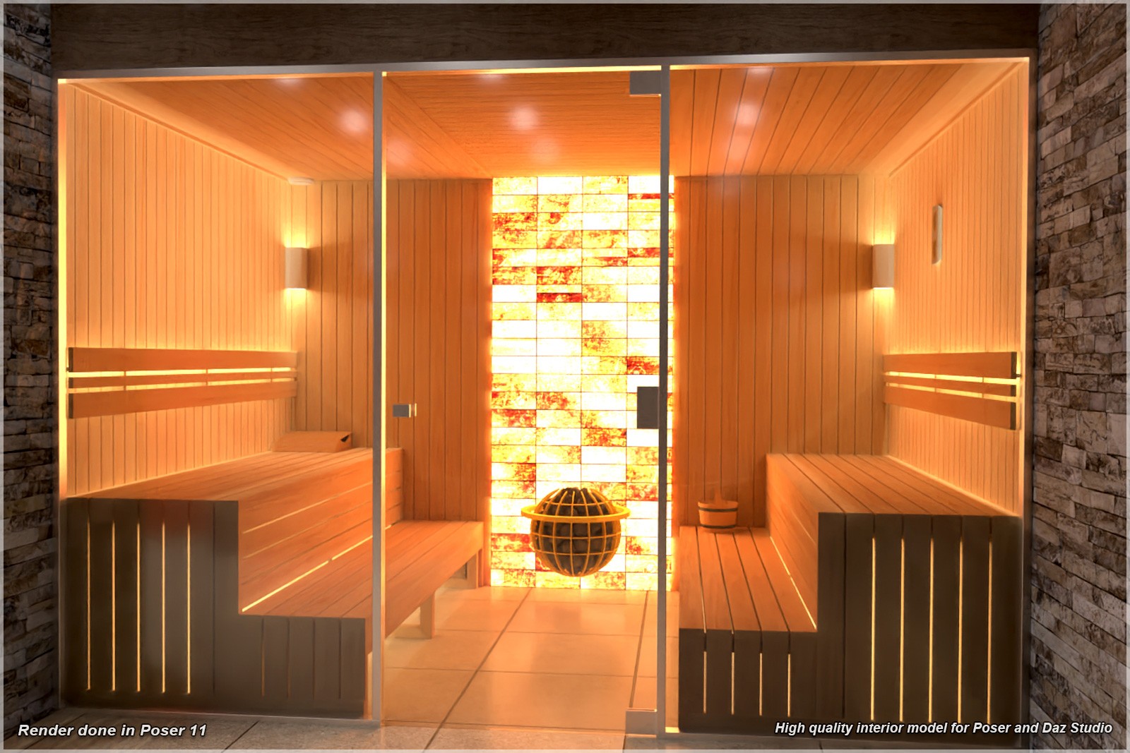 STZ Modern sauna by N/A