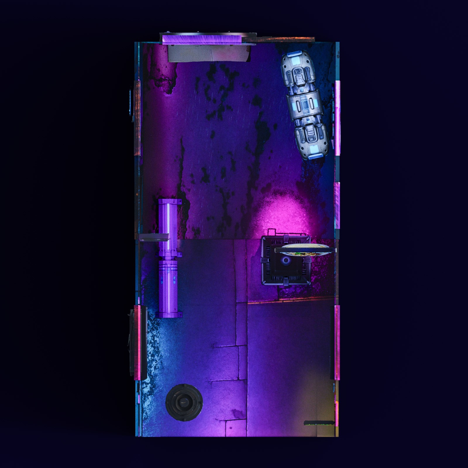 Cyberpunk Alley by N/A