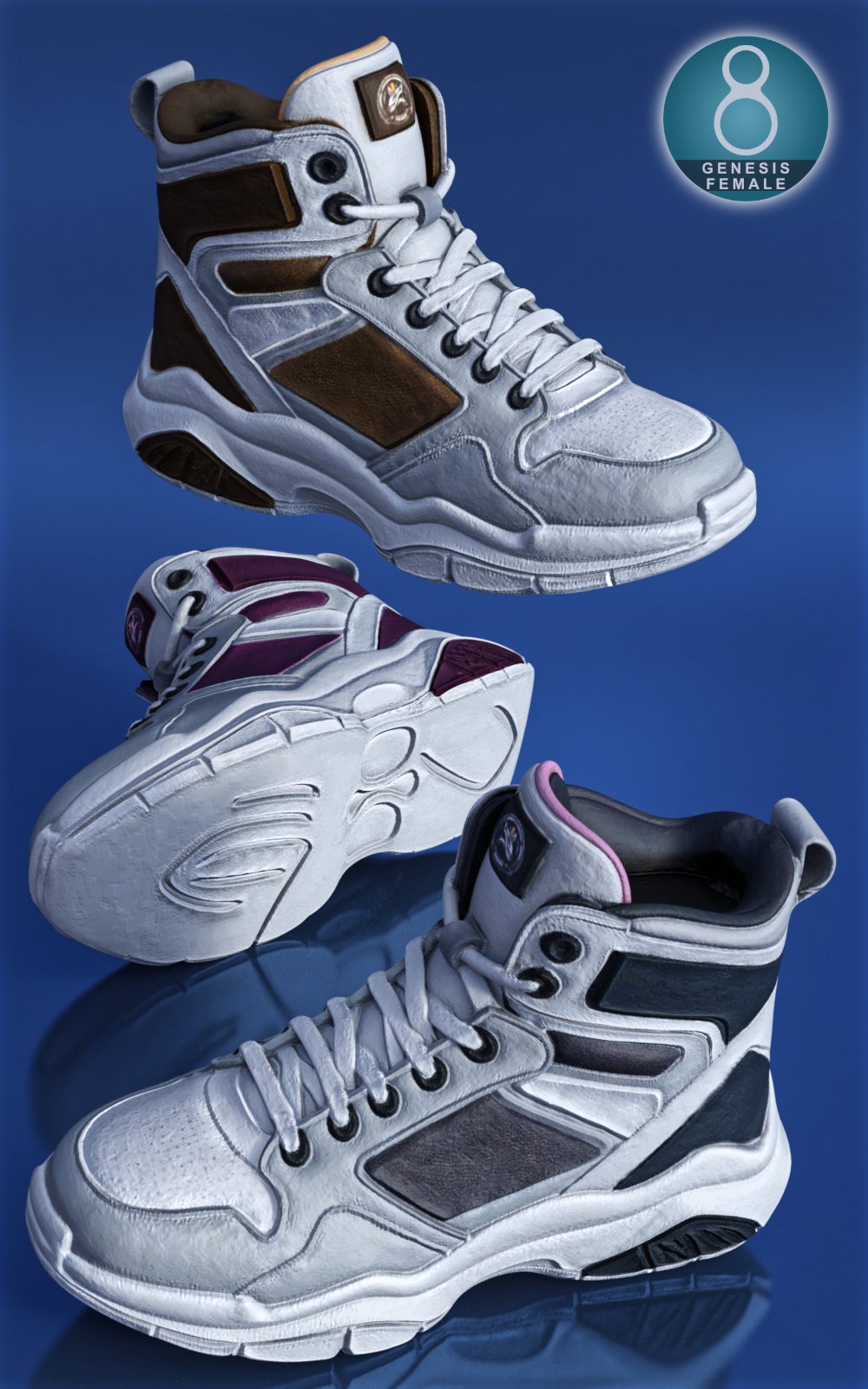 High-Top Laces for G8F by N/A