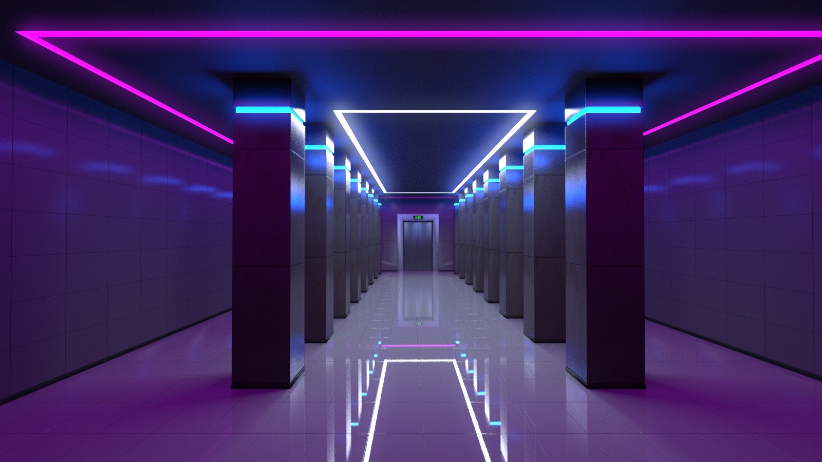 Shiny Hallway by N/A