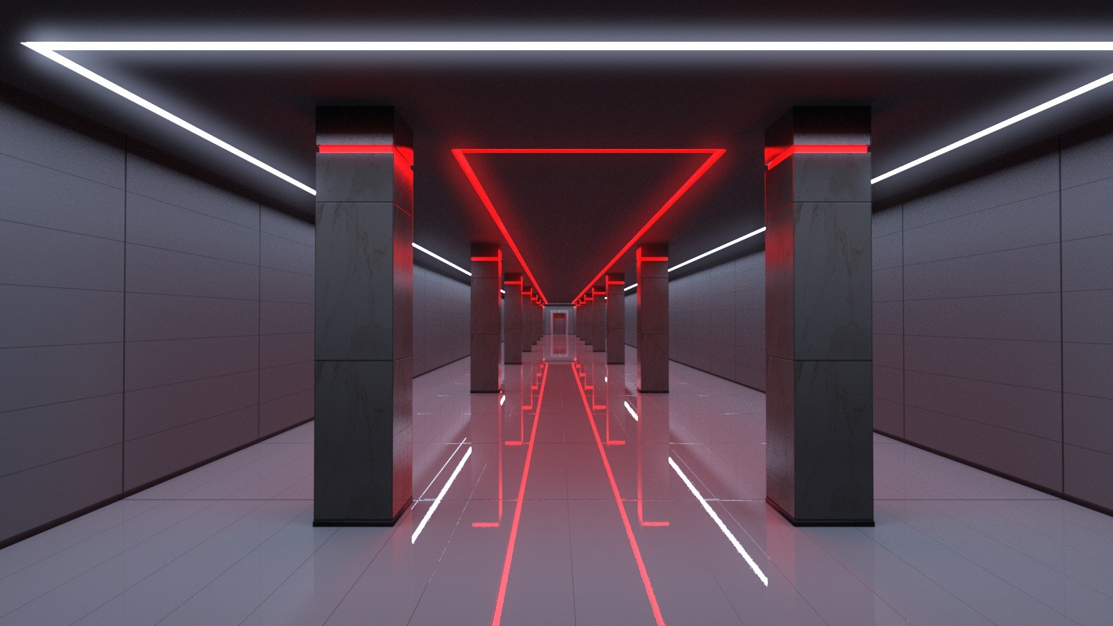Shiny Hallway by N/A