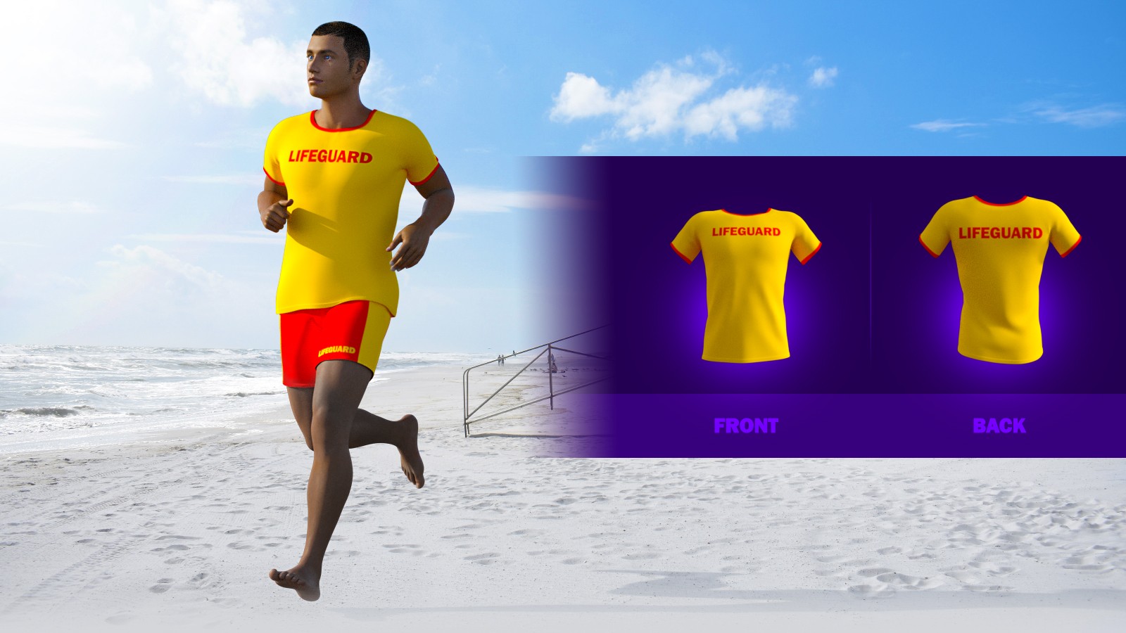 Lifeguard Uniforms for G8M Basic Wear by N/A