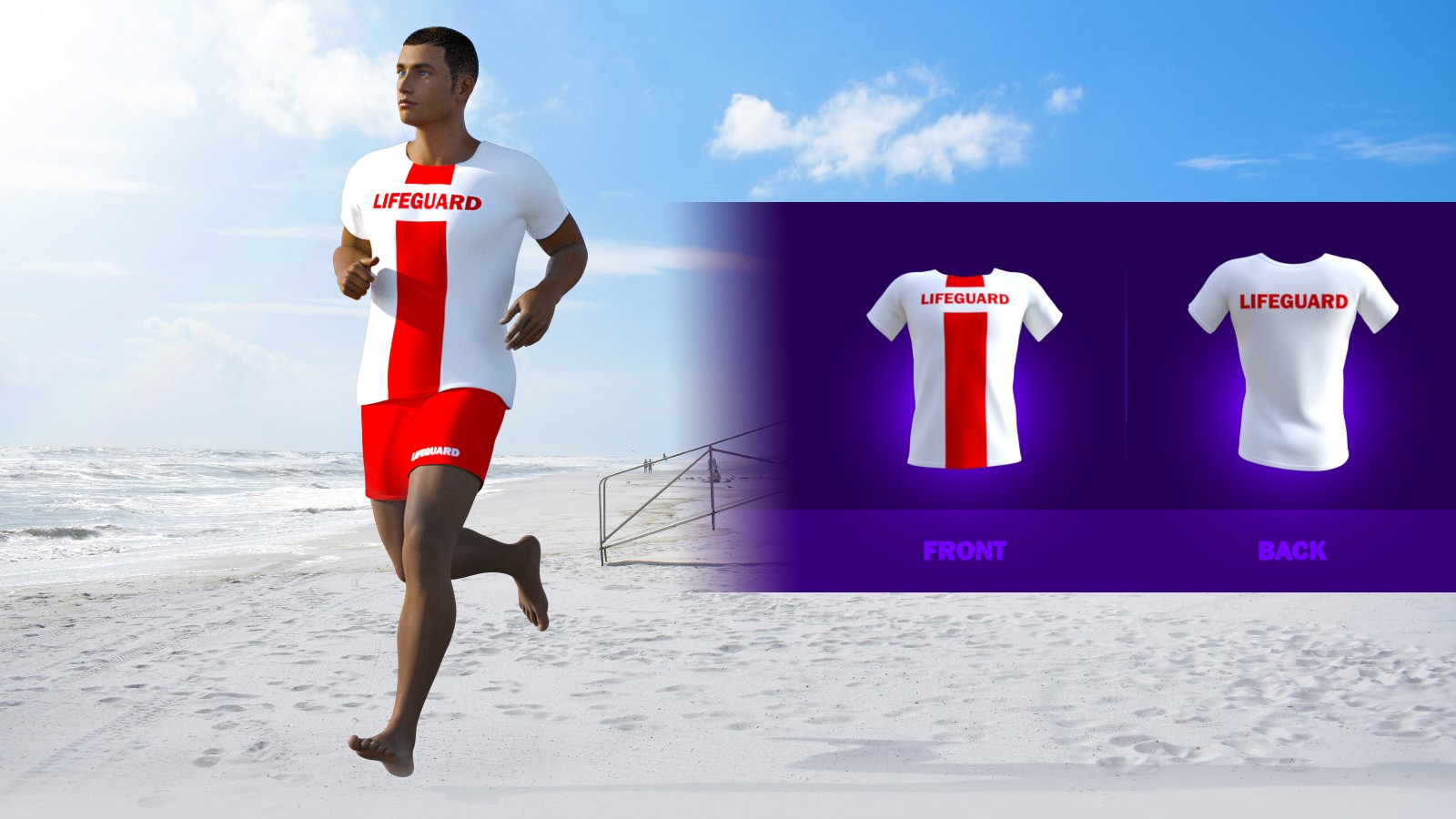 Lifeguard Uniforms for G8M Basic Wear by N/A