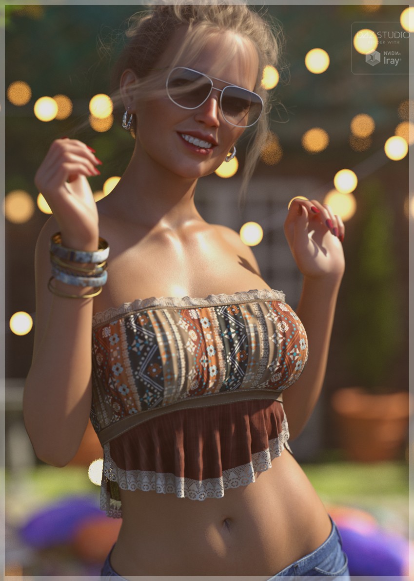 dForce Little Ruffle Top G8G8.1F G9 by N/A