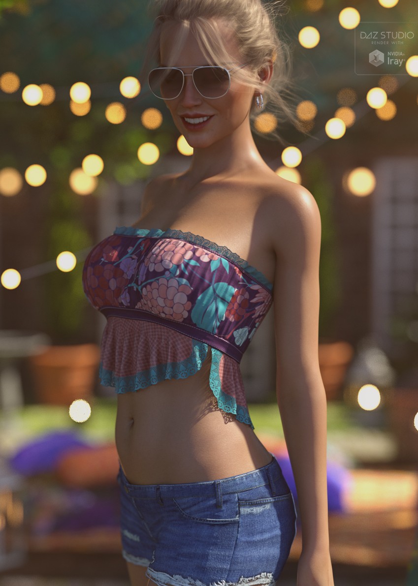 dForce Little Ruffle Top G8G8.1F G9 by N/A