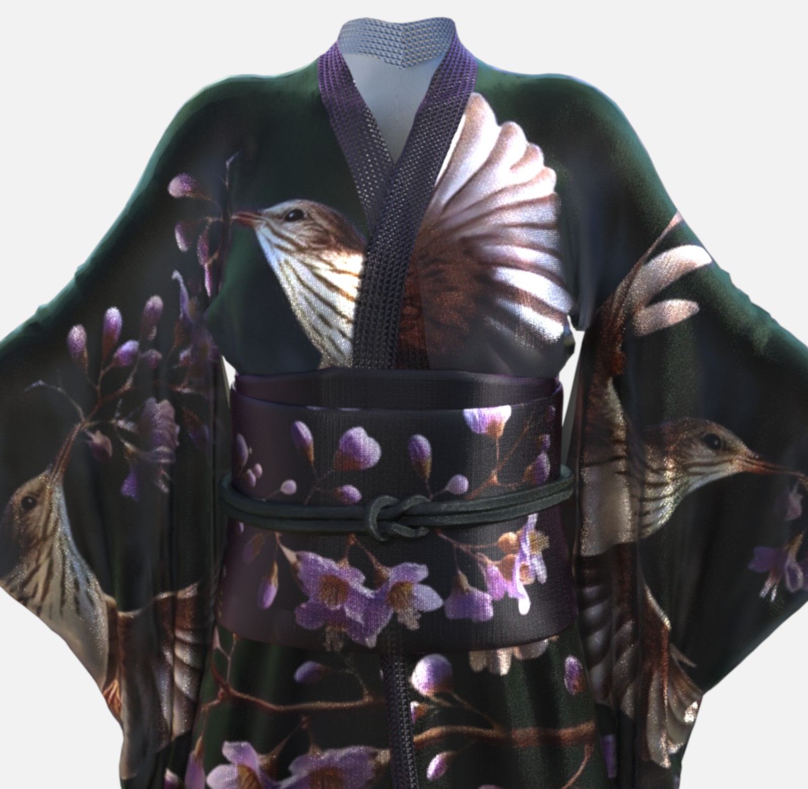 Kachouga dForce Kimono Outfit Texture Add-ons by N/A